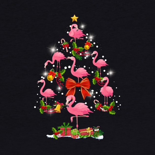 Flamingo Christmas Tree by Simpsonfft